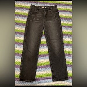 Madewell Jeans Women’s The Perfect Vintage Cropped Gray Denim Size 28 EUC 90s